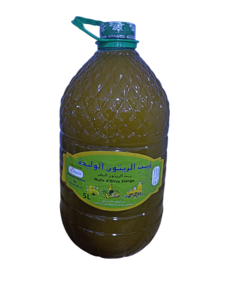 5L  huile d’olive vierge 5 لتر  زيت زيتون  بكر