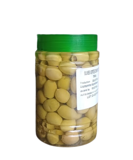 Olives verts dénoyauté 500g الزيتون الأخضر بدون عظم